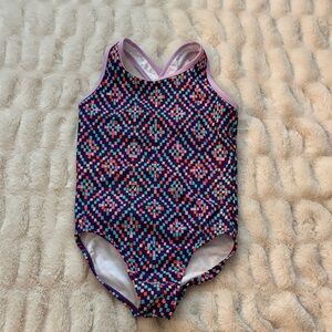 L.L. Bean Kids Swim One Piece - Multicolor Mosaic